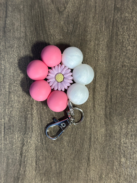 Flower keychain